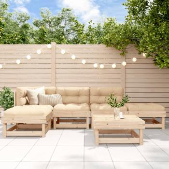 ARDEBO.de - 6-tlg. Garten-Lounge-Set Massivholz Kiefer