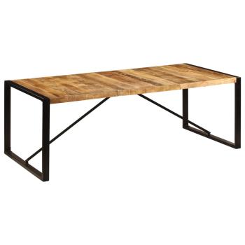 ARDEBO.de - Esstisch 220x100x75 cm Massivholz Mango