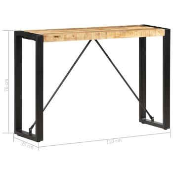 Konsolentisch 110x35x76 cm Massivholz Mango