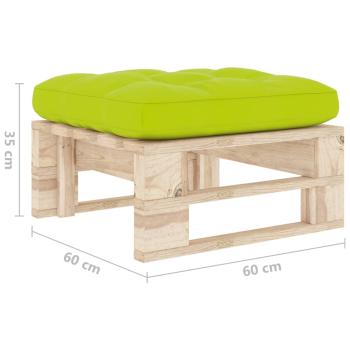 Garten-Palettenhocker Imprägniertes Kiefernholz