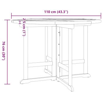 5-tlg. Garten-Essgruppe Klappbar Massivholz Teak