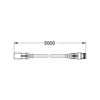 GROHE F-Digital Deluxe Verlängerungskabel Dampfgenerator, 5m (47837000)