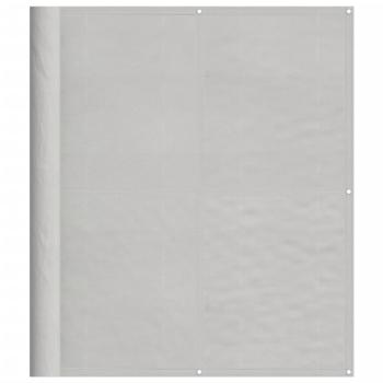 Balkon-Sichtschutz Hellgrau 120x800 cm 100 % Polyester-Oxford