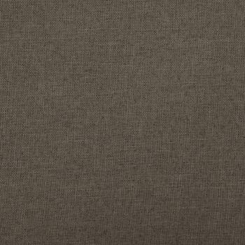 Faltbare Sitzbank mit Stauraum Braun 76x38x38 cm Leinenoptik