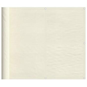 Balkon-Sichtschutz Creme 90x1000 cm 100 % Polyester-Oxford