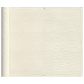 Balkon-Sichtschutz Creme 90x700 cm 100 % Polyester-Oxford