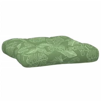 Palettenkissen Blattmuster 60x61,5x10 cm Oxford-Gewebe