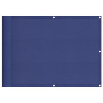 Balkon-Sichtschutz Blau 75x800 cm 100 % Polyester-Oxford