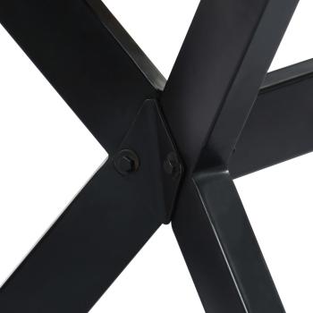 Esstisch Weiß 160x80x75 cm Massivholz Mango