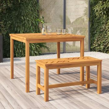ARDEBO.de - Garten-Esstisch 90x90x74 cm Massivholz Akazie