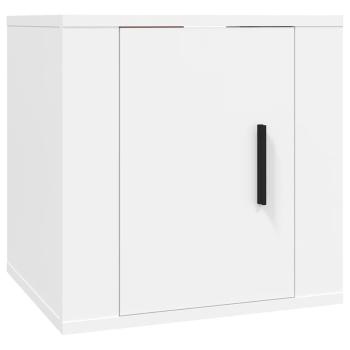 ARDEBO.de - 7-tlg. TV-Schrank-Set Weiß Holzwerkstoff