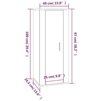8-tlg. TV-Schrank-Set Weiß Holzwerkstoff
