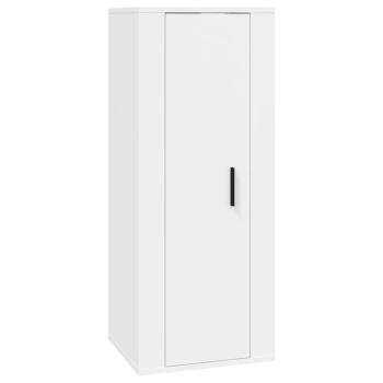 ARDEBO.de - 7-tlg. TV-Schrank-Set Weiß Holzwerkstoff