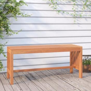 ARDEBO.de - Gartenbank 110 cm Massivholz Eukalyptus