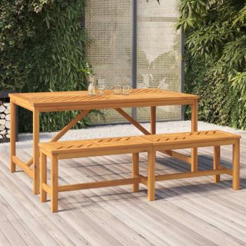 ARDEBO.de - Gartenbank 150 cm Massivholz Akazie