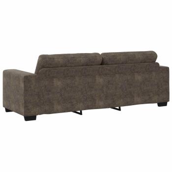 3-Sitzer-Sofa Dunkelgrau 180 cm Kunstleder