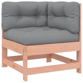 8-tlg. Garten-Lounge-Set mit Kissen Massivholz Douglasie