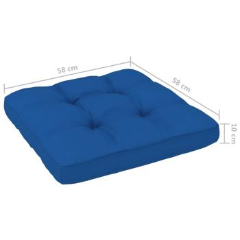 6-tlg. Paletten-Lounge-Set mit Kissen Imprägniertes Kiefernholz