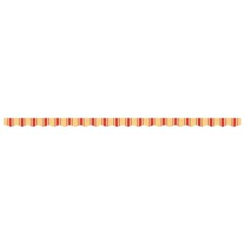 Markisenvolant Gelb und Orange Gestreift 5 m