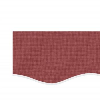 Markisenvolant Burgunderrot 3,5 m