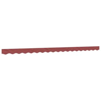 Markisenvolant Burgunderrot 4,5 m
