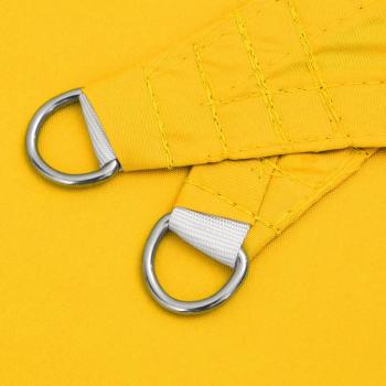 Sonnensegel Oxford-Gewebe Dreieckig 3,5x3,5x4,9 m Gelb