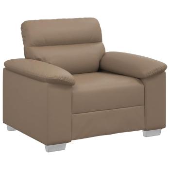 Sessel Cappuccino-Braun 60 cm Kunstleder