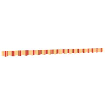 Markisenvolant Gelb und Orange Gestreift 4,5 m