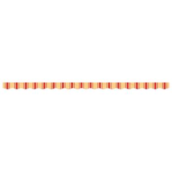 Markisenvolant Gelb und Orange Gestreift 4,5 m