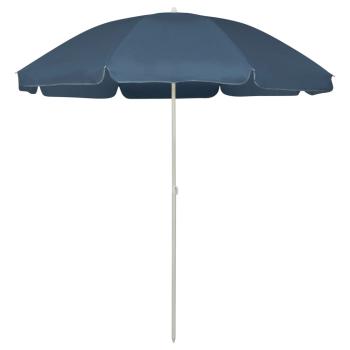 ARDEBO.de - Strandschirm Blau 240 cm