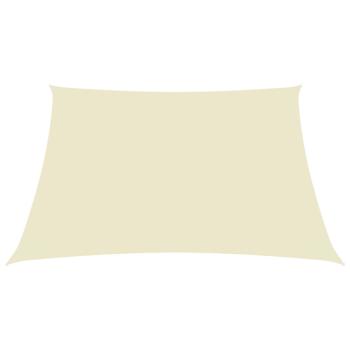 Sonnensegel Oxford-Gewebe Quadratisch 3x3 m Creme