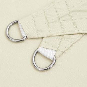 Sonnensegel Oxford-Gewebe Quadratisch 3x3 m Creme