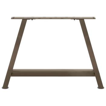 Couchtischbeine A-Form 2 Stk. 70x(42-43) cm Stahl
