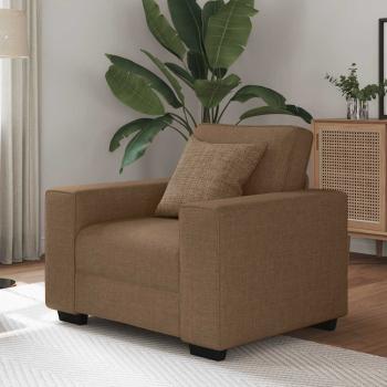 ARDEBO.de - Sessel Braun 60 cm Stoff