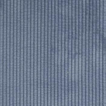Modulares Sofa mit Kissen Cordstoff Blau