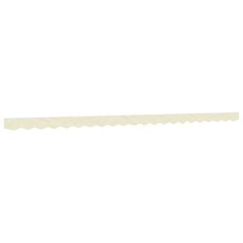 Markisenvolant Creme Gestreift 5 m