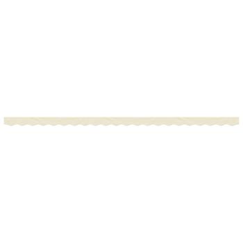 Markisenvolant Creme Gestreift 5 m