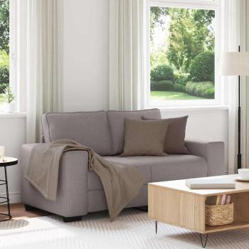 ARDEBO.de - 2-Sitzer-Sofa Taupe 120 cm Stoff
