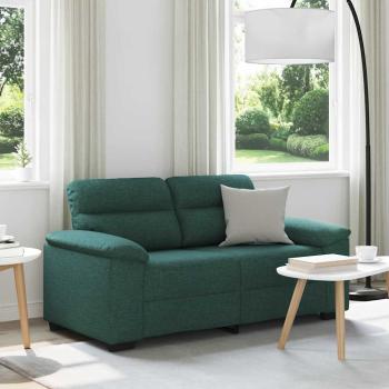 ARDEBO.de - 2-Sitzer-Sofa Dunkelgrün 120 cm Stoff