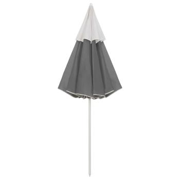 Strandschirm Anthrazit 300 cm