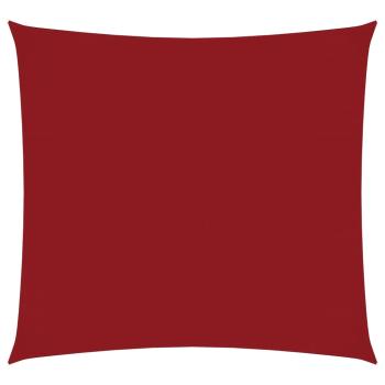 Sonnensegel Oxford-Gewebe Quadratisch 4x4 m Rot