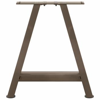 Couchtischbeine A-Form 2 Stk. 50x(42-43) cm Stahl
