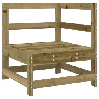 Ecksofa mit Kissen Kiefernholz Imprägniert