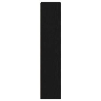 Bücherregal Schwarz Eichen-Optik 36x30x143 cm Holzwerkstoff