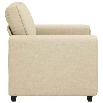 Sessel Creme 60 cm Stoff