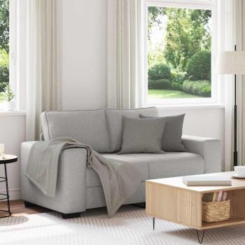 ARDEBO.de - 2-Sitzer-Sofa Wolkengrau 120 cm Stoff