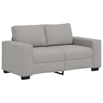 2-Sitzer-Sofa Wolkengrau 120 cm Stoff