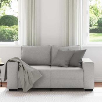 2-Sitzer-Sofa Wolkengrau 120 cm Stoff