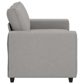 2-Sitzer-Sofa Wolkengrau 120 cm Stoff
