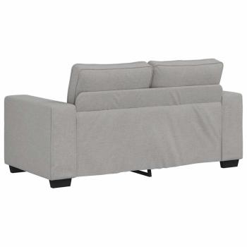 2-Sitzer-Sofa Wolkengrau 120 cm Stoff